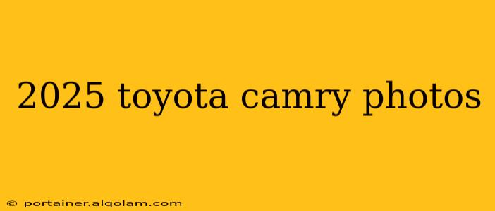 2025 toyota camry photos